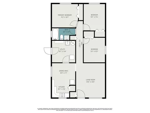 Floorplan - 19263 Roger, Melvindale, MI 48122 photo 1 of 1
