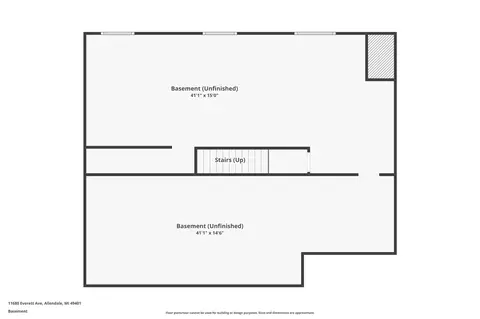Floorplan - 11680 Everett, Allendale, MI 49401 photo 3 of 3