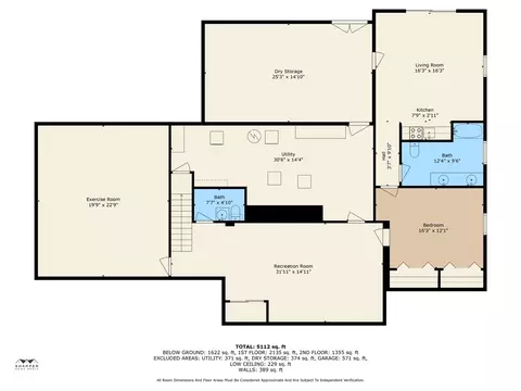 Floorplan - 1337 Badgley, Jackson, MI 49203 photo 2 of 8