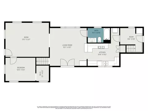 Floorplan - 909 Millard, Three Rivers, MI 49093 photo 2 of 6
