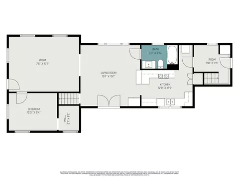 Floorplan - 909 Millard, Three Rivers, MI 49093 photo 4 of 6