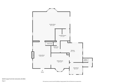 Floorplan - 65239 Youngs Pr, Constantine, MI 49042 photo 2 of 4