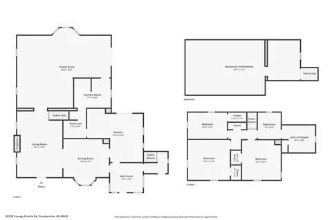 Floorplan - 65239 Youngs Pr, Constantine, MI 49042 photo 3 of 4