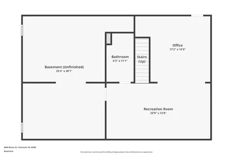 Floorplan - 6600 Risner, Plainwell, MI 49080 photo 2 of 3
