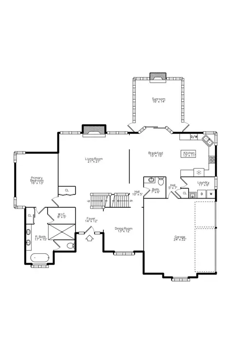 Floorplan - 3230 Golfview, Saline, MI 48176 photo 1 of 4