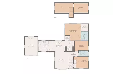 Floorplan - 2318 Dover, Jackson, MI 49202 photo 3 of 3