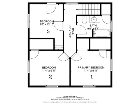 Floorplan - 127 Damon, Jackson, MI 49203 photo 2 of 4