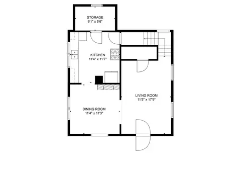 Floorplan - 127 Damon, Jackson, MI 49203 photo 3 of 4