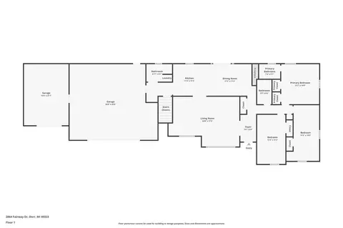 Floorplan - 2864 Fairway, Dorr, MI 49323 photo 1 of 6