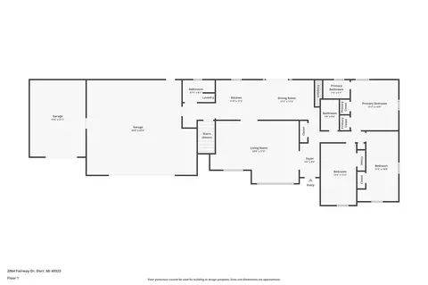 Floorplan - 2864 Fairway, Dorr, MI 49323 photo 6 of 6