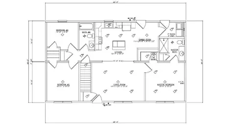 Floorplan - 10820 Baker, Jerome, MI 49249 photo 1 of 1