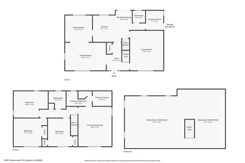 Floorplan - 5230 Timbercrest, Jackson, MI 49201 photo 2 of 4