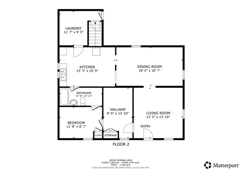 Floorplan - 116 E 8th, Evart, MI 49631 photo 2 of 2