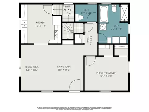Floorplan - 275 N Brown, Bailey, MI 49303 photo 1 of 3