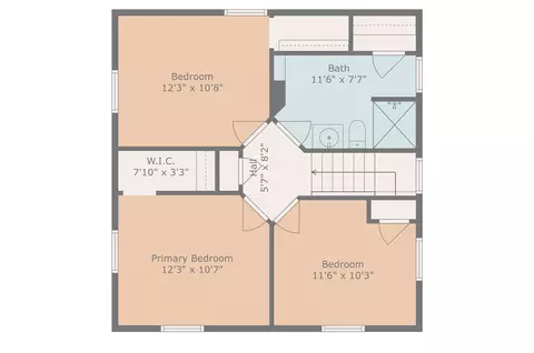 Floorplan - 212 N Bowen, Jackson, MI 49202 photo 2 of 6