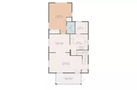 Floorplan - 212 N Bowen, Jackson, MI 49202 photo 1 of 6