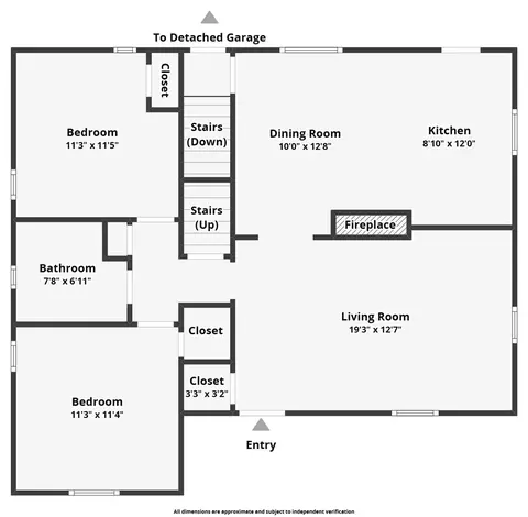 Floorplan - 38136 Van Born, Wayne, MI 48184 photo 3 of 3