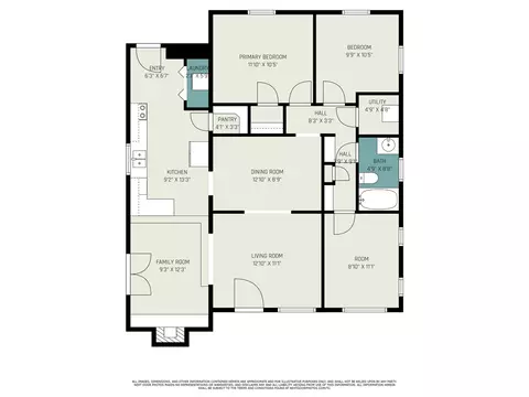 Floorplan - 3462 Pershing, Wayne, MI 48184 photo 2 of 2