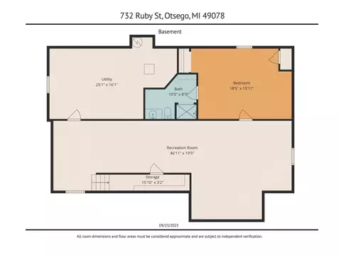 Floorplan - 732 Ruby, Otsego, MI 49078 photo 2 of 2
