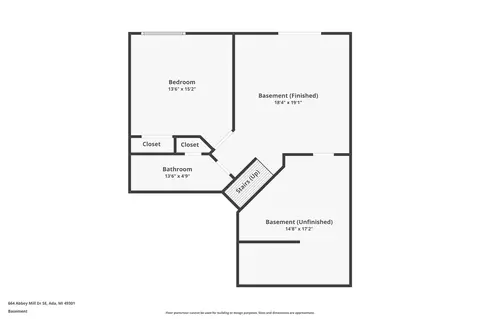 Floorplan - 664 Abbey Ml, Ada, MI 49301 photo 4 of 5