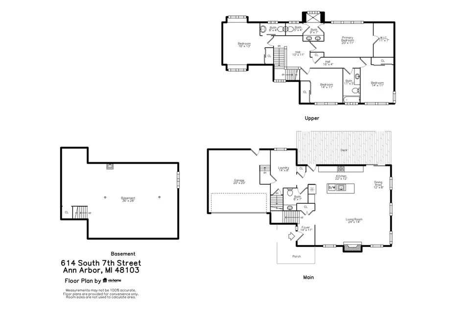 Floorplan - 614 S 7th, Ann Arbor, MI 48103 photo 3 of 4
