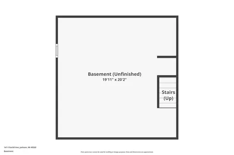 Floorplan - 141 Euclid Ave, Jackson, MI 49203 photo 1 of 4