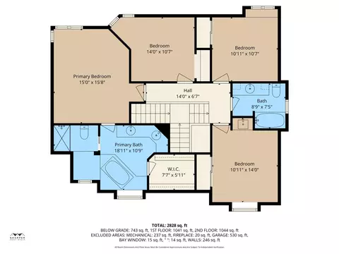 Floorplan - 7142 Foxmoore, Jackson, MI 49201 photo 2 of 4