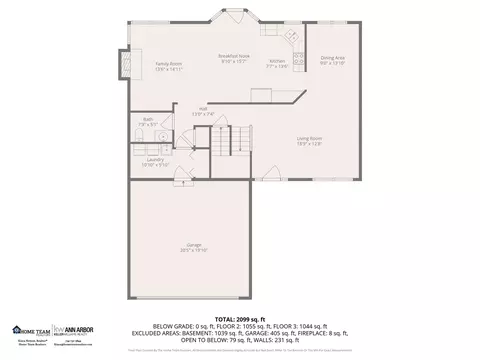 Floorplan - 8218 Webster, Dexter, MI 48130 photo 3 of 4