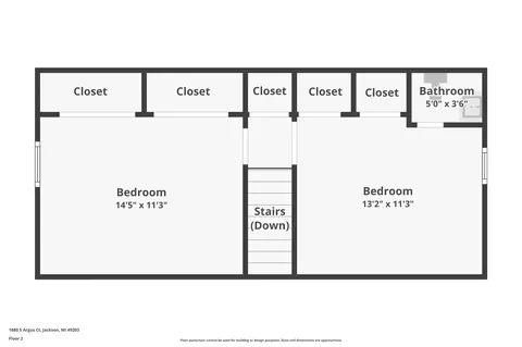 Floorplan - 1880 S Argus, Jackson, MI 49203 photo 1 of 3
