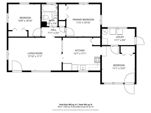 Floorplan - 1003 Smith, Algonac, MI 48001 photo 1 of 1