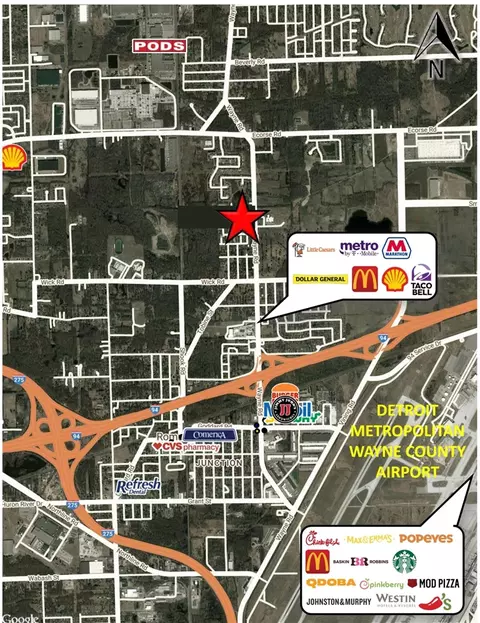 Wayne, Romulus, MI 48174