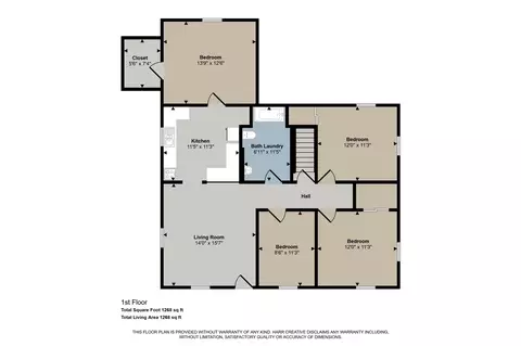 Floorplan - 1086 Kathleen Dr, Stanton, MI 48888 photo 2 of 3
