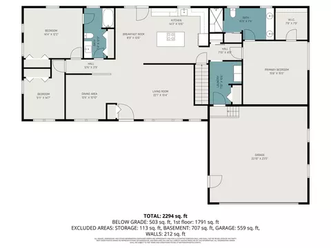 Floorplan - 1422 Yoder, Manistee, MI 49660 photo 3 of 3