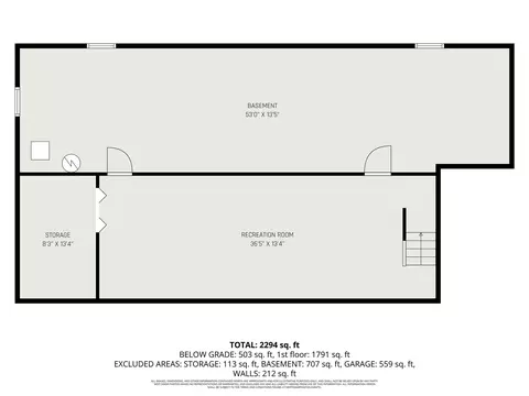 Floorplan - 1422 Yoder, Manistee, MI 49660 photo 2 of 3