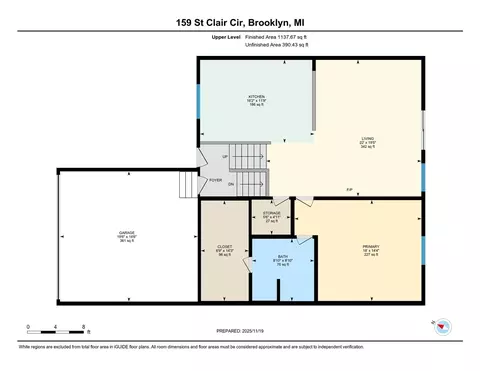 Floorplan - 159 St Clair, Brooklyn, MI 49230 photo 1 of 2