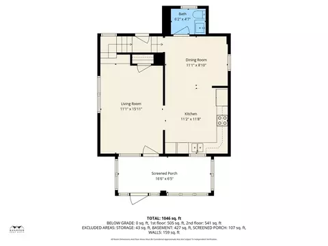 Floorplan - 407 S West, Jackson, MI 49201 photo 1 of 4