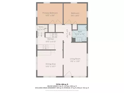 Floorplan - 550 Sparks, Jackson, MI 49202 photo 2 of 3