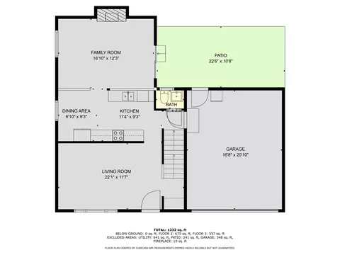 Floorplan - 224 Wallace, Saline, MI 48176 photo 1 of 4