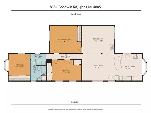 Floorplan - 8351 Goodwin, Lyons, MI 48851 photo 1 of 1