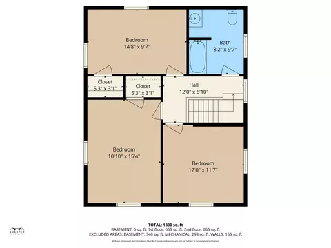 Floorplan - 330 N West, Jackson, MI 49201 photo 2 of 4