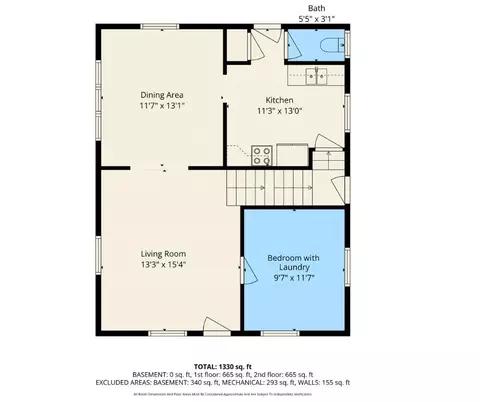 Floorplan - 330 N West, Jackson, MI 49201 photo 1 of 4