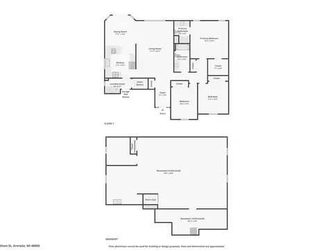 Floorplan - 73986 Madison, Armada, MI 48005 photo 3 of 3