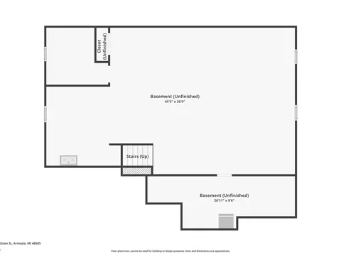 Floorplan - 73986 Madison, Armada, MI 48005 photo 1 of 3