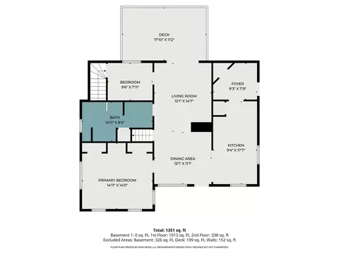 Floorplan - 1440 Dimmers, Reading, MI 49274 photo 1 of 4