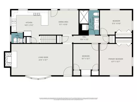 Floorplan - 693 Leo, Jackson, MI 49203 photo 3 of 4