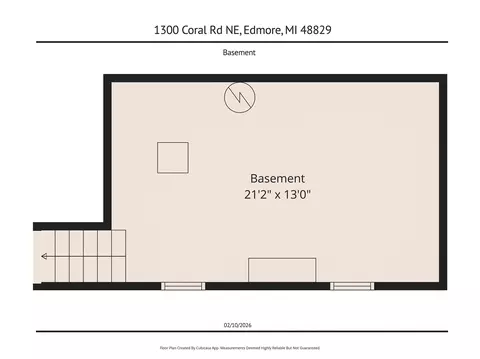 Floorplan - 1300 E Coral, Edmore, MI 48829 photo 7 of 8