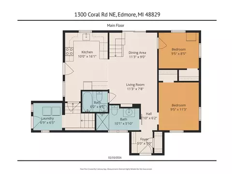 Floorplan - 1300 E Coral, Edmore, MI 48829 photo 1 of 8