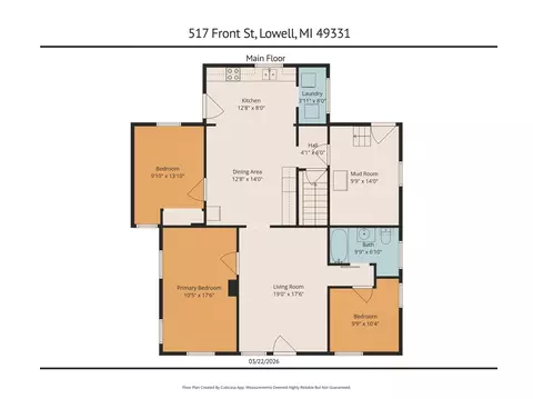 Floorplan - 517 Front, Lowell, MI 49331 photo 2 of 3