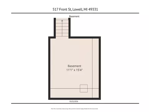 Floorplan - 517 Front, Lowell, MI 49331 photo 1 of 3