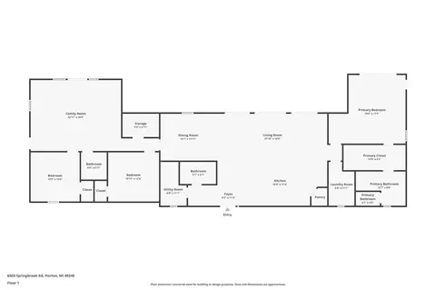 Floorplan - 6503 Springbrook, Horton, MI 49246 photo 1 of 1
